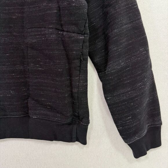 Taylor Stitch Sweater Men 40 / M Black Pocket Heavyweight Crewneck Heathered - Picture 11 of 11